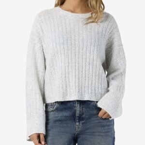 H&M Light Gray Ribbed Women's Sweater Size S